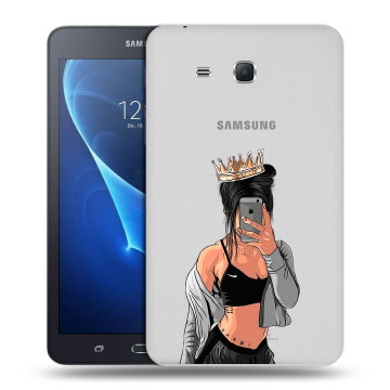 Силиконовый чехол на планшета Samsung Galaxy Tab A 7 (2016) с принтом Женские принты Силиконовый чехол на планшета Samsung Galaxy Tab A 7 (2016) с принтом Женские принты