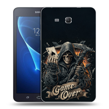 Силиконовый чехол на планшета Samsung Galaxy Tab A 7 (2016) с принтом Скелет карты Силиконовый чехол на планшета Samsung Galaxy Tab A 7 (2016) с принтом Скелет карты