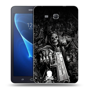 Силиконовый чехол на планшета Samsung Galaxy Tab A 7 (2016) с принтом Скелет Силиконовый чехол на планшета Samsung Galaxy Tab A 7 (2016) с принтом Скелет