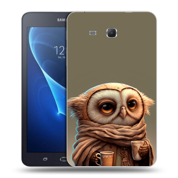 Силиконовый чехол на планшета Samsung Galaxy Tab A 7 (2016) с принтом Сова Силиконовый чехол на планшета Samsung Galaxy Tab A 7 (2016) с принтом Сова