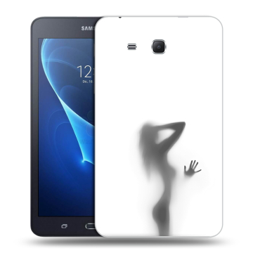 Силиконовый чехол на Samsung Galaxy Tab A 7 (2016) с принтом Силуэт