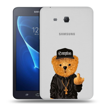 Силиконовый чехол на Samsung Galaxy Tab A 7 (2016) с принтом Плюшевый медведь Силиконовый чехол на Samsung Galaxy Tab A 7 (2016) с принтом Плюшевый медведь