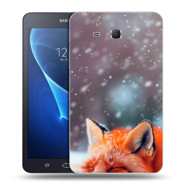Силиконовый чехол на Samsung Galaxy Tab A 7 (2016) с принтом лиса Силиконовый чехол на Samsung Galaxy Tab A 7 (2016) с принтом лиса