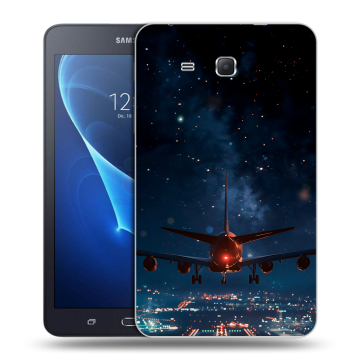 Силиконовый чехол на Samsung Galaxy Tab A 7 (2016) с принтом самолет Силиконовый чехол на Samsung Galaxy Tab A 7 (2016) с принтом самолет
