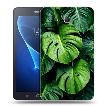 Силиконовый чехол на Samsung Galaxy Tab A 7 (2016) с принтом Листья Силиконовый чехол на Samsung Galaxy Tab A 7 (2016) с принтом Листья