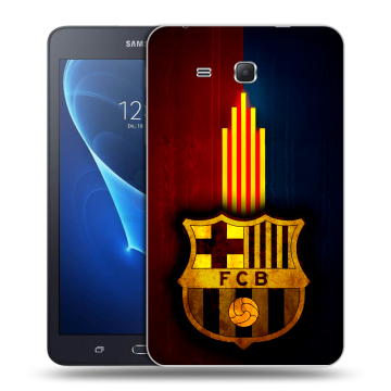Силиконовый чехол на Samsung Galaxy Tab A 7 (2016) с принтом Барселона Barcelona