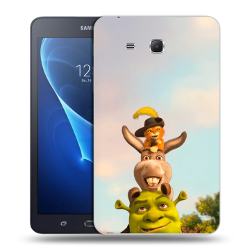 Силиконовый чехол на Samsung Galaxy Tab A 7 (2016) с принтом Шрек Shrek
