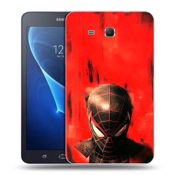 Силиконовый чехол на Samsung Galaxy Tab A 7 (2016) с принтом человек паук spiderman Силиконовый чехол на Samsung Galaxy Tab A 7 (2016) с принтом человек паук spiderman