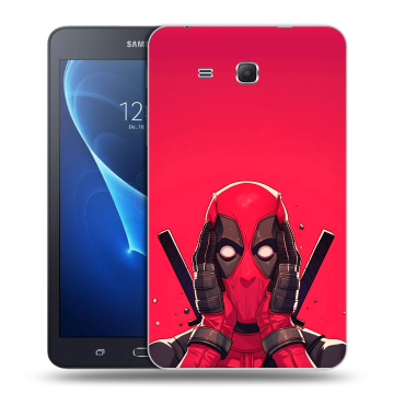 Силиконовый чехол на Samsung Galaxy Tab A 7 (2016) с принтом Дедпул Deadpool Силиконовый чехол на Samsung Galaxy Tab A 7 (2016) с принтом Дедпул Deadpool