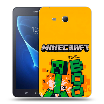 Силиконовый чехол на Samsung Galaxy Tab A 7 (2016) с принтом Майнкрафт Minecraft Силиконовый чехол на Samsung Galaxy Tab A 7 (2016) с принтом Майнкрафт Minecraft