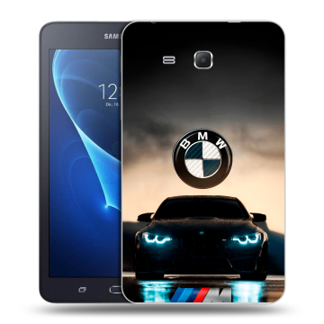 Силиконовый чехол на Samsung Galaxy Tab A 7 (2016) с принтом БМВ BMW