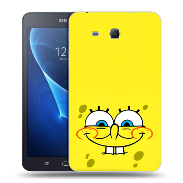 Силиконовый чехол на Samsung Galaxy Tab A 7 (2016) с принтом спанчбоб спанч боб