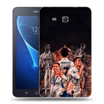 Силиконовый чехол на Samsung Galaxy Tab A 7 (2016) с принтом Реал Роналдо Real Ronaldo