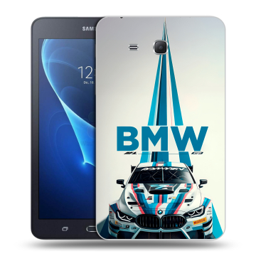 Силиконовый чехол на Samsung Galaxy Tab A 7 (2016) с принтом БМВ BMW Силиконовый чехол на Samsung Galaxy Tab A 7 (2016) с принтом БМВ BMW
