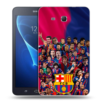 Силиконовый чехол на Samsung Galaxy Tab A 7 (2016) с принтом Барселона Barcelona