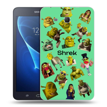 Силиконовый чехол на Samsung Galaxy Tab A 7 (2016) с принтом Шрек Shrek