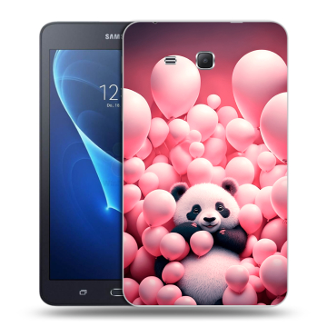 Силиконовый чехол на Samsung Galaxy Tab A 7 (2016) с принтом Панда Силиконовый чехол на Samsung Galaxy Tab A 7 (2016) с принтом Панда