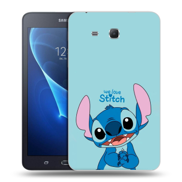 Силиконовый чехол на Samsung Galaxy Tab A 7 (2016) с принтом Лило и Стич