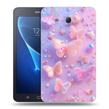 Силиконовый чехол на Samsung Galaxy Tab A 7 (2016) с принтом Бабочки