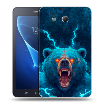 Силиконовый чехол на Samsung Galaxy Tab A 7 (2016) с принтом Медведь