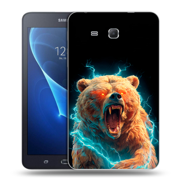 Силиконовый чехол на Samsung Galaxy Tab A 7 (2016) с принтом Медведь