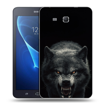 Силиконовый чехол на Samsung Galaxy Tab A 7 (2016) с принтом Волк Силиконовый чехол на Samsung Galaxy Tab A 7 (2016) с принтом Волк