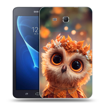 Силиконовый чехол на Samsung Galaxy Tab A 7 (2016) с принтом Милая сова