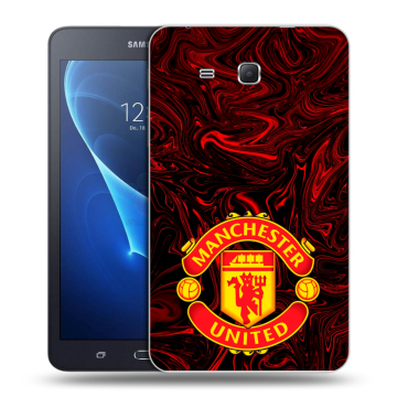 Силиконовый чехол на Samsung Galaxy Tab A 7 (2016) с принтом Manchester United