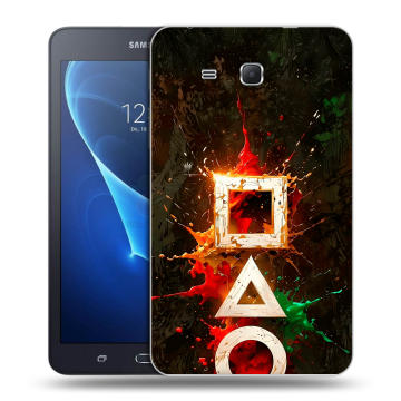 Силиконовый чехол на Samsung Galaxy Tab A 7 (2016) с принтом Squid Game Игра кальмара Силиконовый чехол на Samsung Galaxy Tab A 7 (2016) с принтом Squid Game Игра кальмара