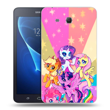 Силиконовый чехол на Samsung Galaxy Tab A 7 (2016) с принтом My little pony Дружба чудо Силиконовый чехол на Samsung Galaxy Tab A 7 (2016) с принтом My little pony Дружба чудо