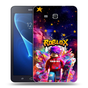 Силиконовый чехол на Samsung Galaxy Tab A 7 (2016) с принтом Roblox Роблокс