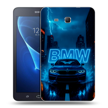 Силиконовый чехол на Samsung Galaxy Tab A 7 (2016) с принтом BMW БМВ Силиконовый чехол на Samsung Galaxy Tab A 7 (2016) с принтом BMW БМВ