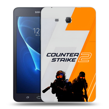 Силиконовый чехол на Samsung Galaxy Tab A 7 (2016) с принтом Counter Strike Силиконовый чехол на Samsung Galaxy Tab A 7 (2016) с принтом Counter Strike