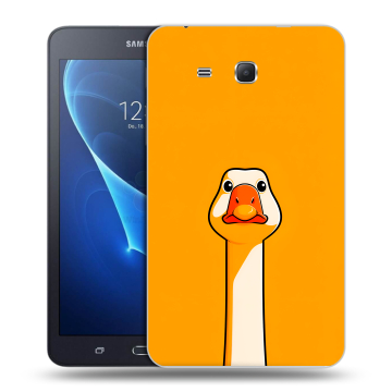 Силиконовый чехол на Samsung Galaxy Tab A 7 (2016) с принтом Смешная утка