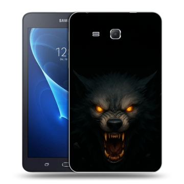 Силиконовый чехол на Samsung Galaxy Tab A 7 (2016) с принтом Волк