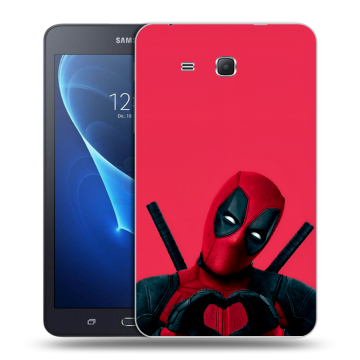 Силиконовый чехол на Samsung Galaxy Tab A 7 (2016) с принтом Дедпул Deadpool Силиконовый чехол на Samsung Galaxy Tab A 7 (2016) с принтом Дедпул Deadpool