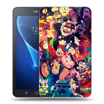 Силиконовый чехол на Samsung Galaxy Tab A 7 (2016) с принтом Gravity Falls Гравити Фолз Силиконовый чехол на Samsung Galaxy Tab A 7 (2016) с принтом Gravity Falls Гравити Фолз
