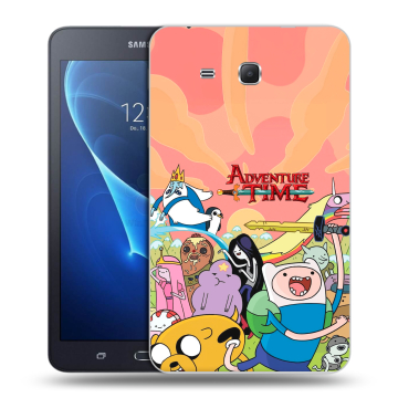 Силиконовый чехол на Samsung Galaxy Tab A 7 (2016) с принтом Adventure time Время приключений