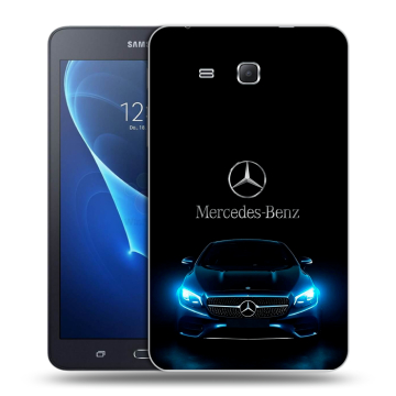 Силиконовый чехол на Samsung Galaxy Tab A 7 (2016) с принтом Mercedes Мерседес