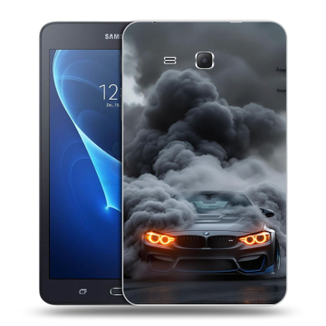 Силиконовый чехол на Samsung Galaxy Tab A 7 (2016) с принтом BMW БМВ