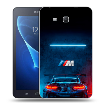 Силиконовый чехол на Samsung Galaxy Tab A 7 (2016) с принтом BMW БМВ Силиконовый чехол на Samsung Galaxy Tab A 7 (2016) с принтом BMW БМВ
