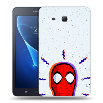 Силиконовый чехол на Samsung Galaxy Tab A 7 (2016) с принтом Spiderman Человек паук