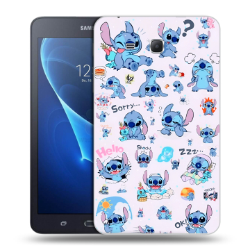 Силиконовый чехол на Samsung Galaxy Tab A 7 (2016) с принтом Лило и Стич