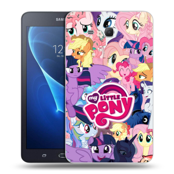 Силиконовый чехол на Samsung Galaxy Tab A 7 (2016) с принтом My little pony Дружба чудо