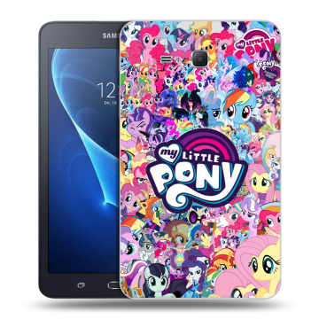 Силиконовый чехол на Samsung Galaxy Tab A 7 (2016) с принтом My little pony Дружба чудо Силиконовый чехол на Samsung Galaxy Tab A 7 (2016) с принтом My little pony Дружба чудо