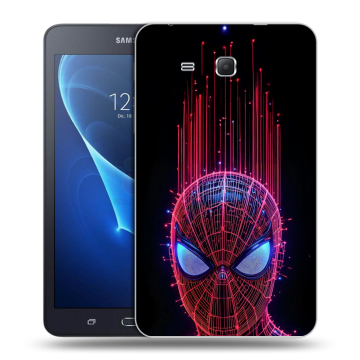 Силиконовый чехол на Samsung Galaxy Tab A 7 (2016) с принтом Spiderman Человек паук Силиконовый чехол на Samsung Galaxy Tab A 7 (2016) с принтом Spiderman Человек паук