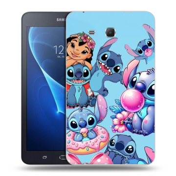 Силиконовый чехол на Samsung Galaxy Tab A 7 (2016) с принтом Лило и Стич
