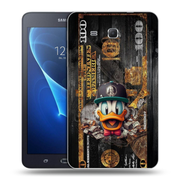 Силиконовый чехол на Samsung Galaxy Tab A 7 (2016) с принтом Дональд Дак Доллар Силиконовый чехол на Samsung Galaxy Tab A 7 (2016) с принтом Дональд Дак Доллар