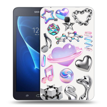 Силиконовый чехол на Samsung Galaxy Tab A 7 (2016) с принтом Y2K Силиконовый чехол на Samsung Galaxy Tab A 7 (2016) с принтом Y2K