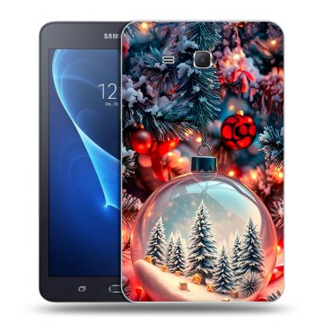 Силиконовый чехол на Samsung Galaxy Tab A 7 (2016) с принтом Новый год